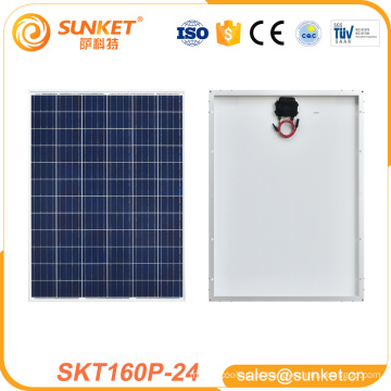 melhor poli solar dos painéis de price12v 160w ilumine com CE TUV